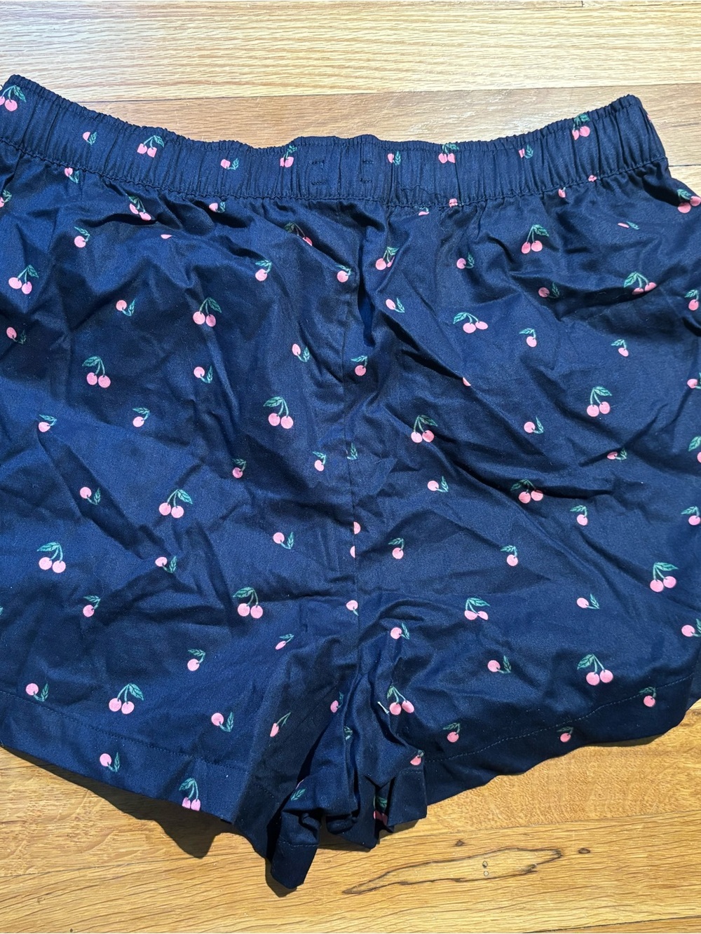 NWT GAP Navy Shorts with Pink Cherry Print
